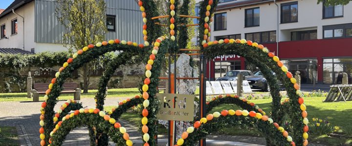 Osterbrunnen in Großenlüder