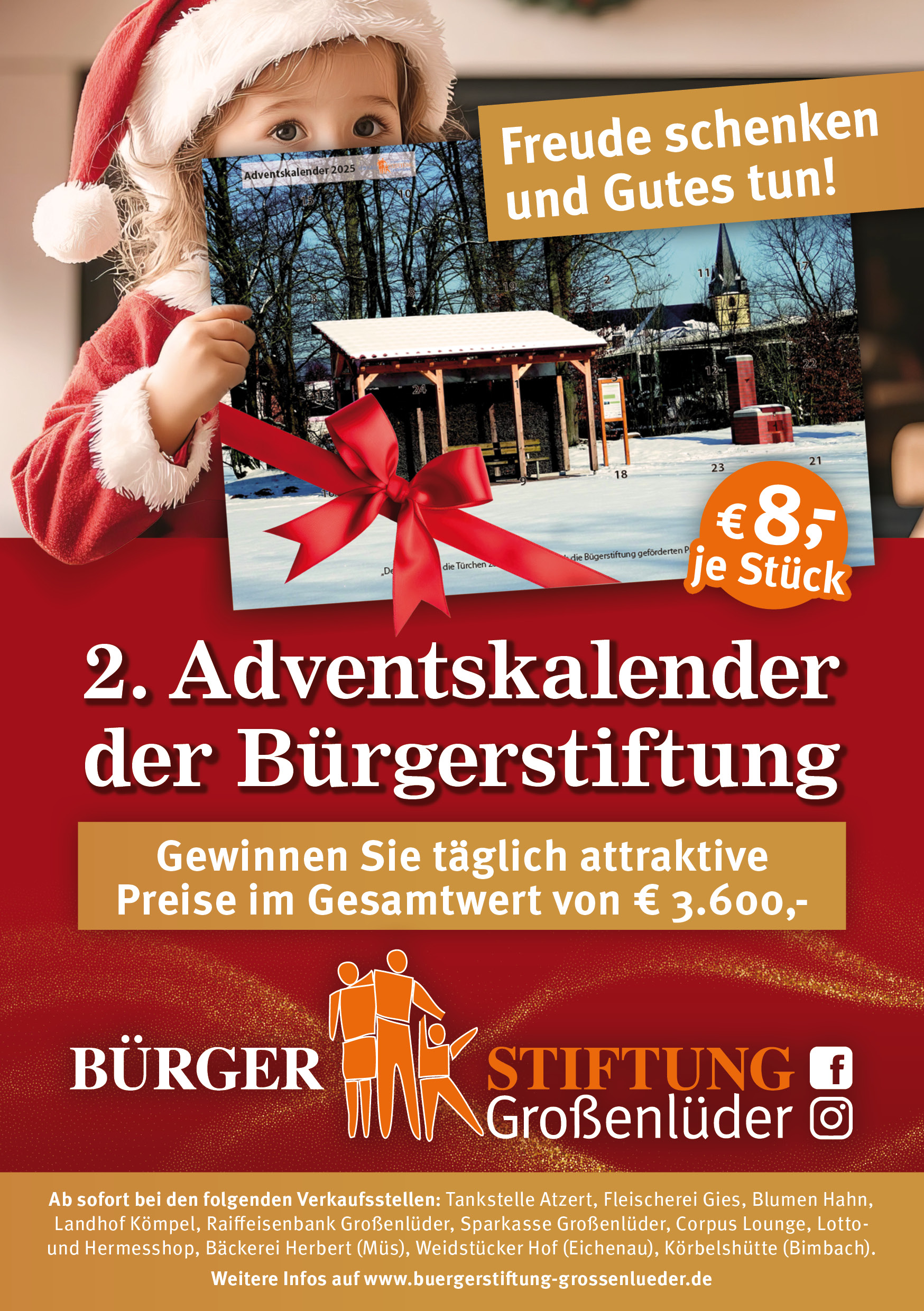 Der Adventskalender der Bürgerstiftung Großenlüder 2025